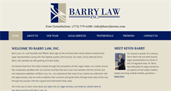 Desktop Screenshot of barrylawinc.com