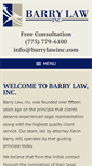 Mobile Screenshot of barrylawinc.com